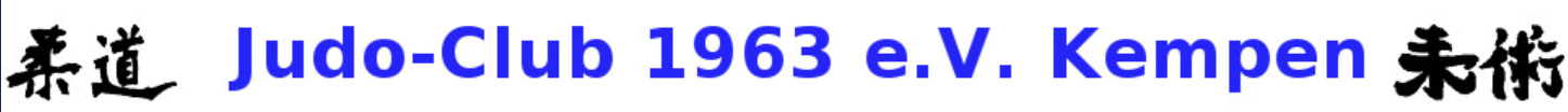 Judo-Club 1963 e.V. Kempen